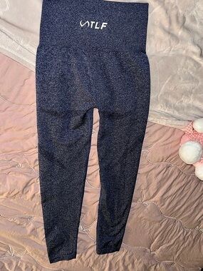 TLF Cosmic Seamless Scrunch Butt Leggings Blue Medium